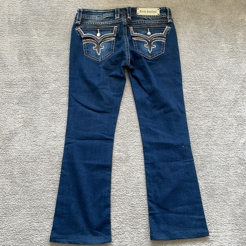 EC Rock Revival Anett Bootcut Jeans - Size 30 - Dark Wash - Picture 2 of 7
